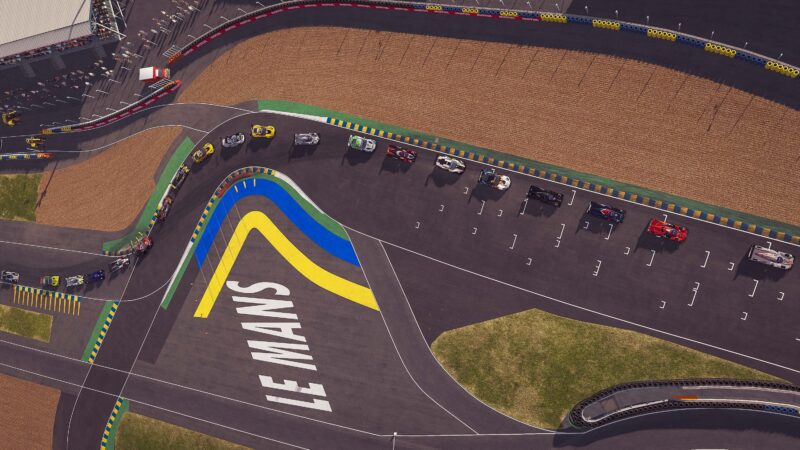 départ 24 heures du mans 2022 virtuel