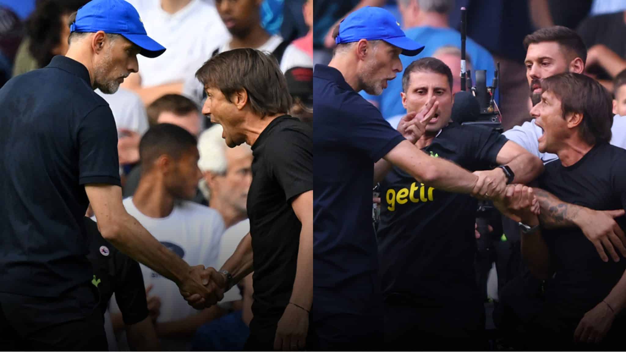 Bagarre entre Conte et Tuchel à Chelsea-Tottenham : « Tu te regardes en face quand tu te serres la main »