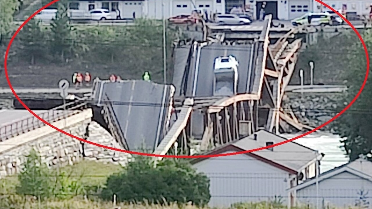 Norvège, un pont s&rsquo;effondre à Tretten : des voitures finissent dans le fleuve