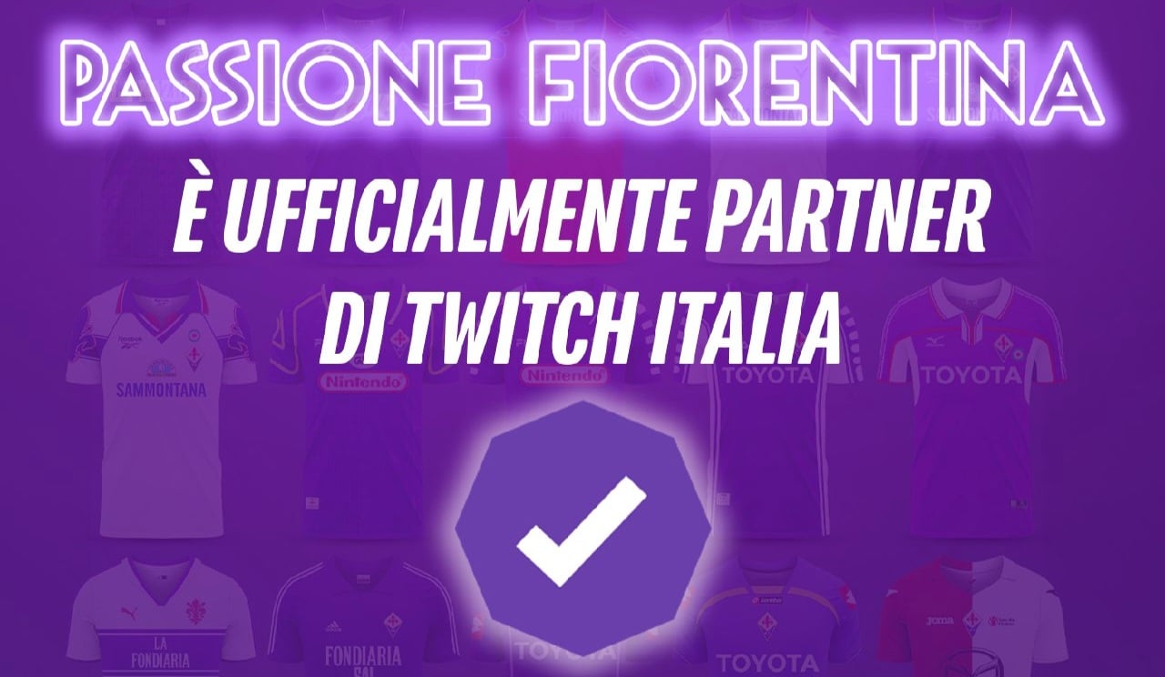 Twitch choisit Passione Fiorentina comme partenaire, c&rsquo;est la première fois que cela se produit pour une chaîne sur Viola