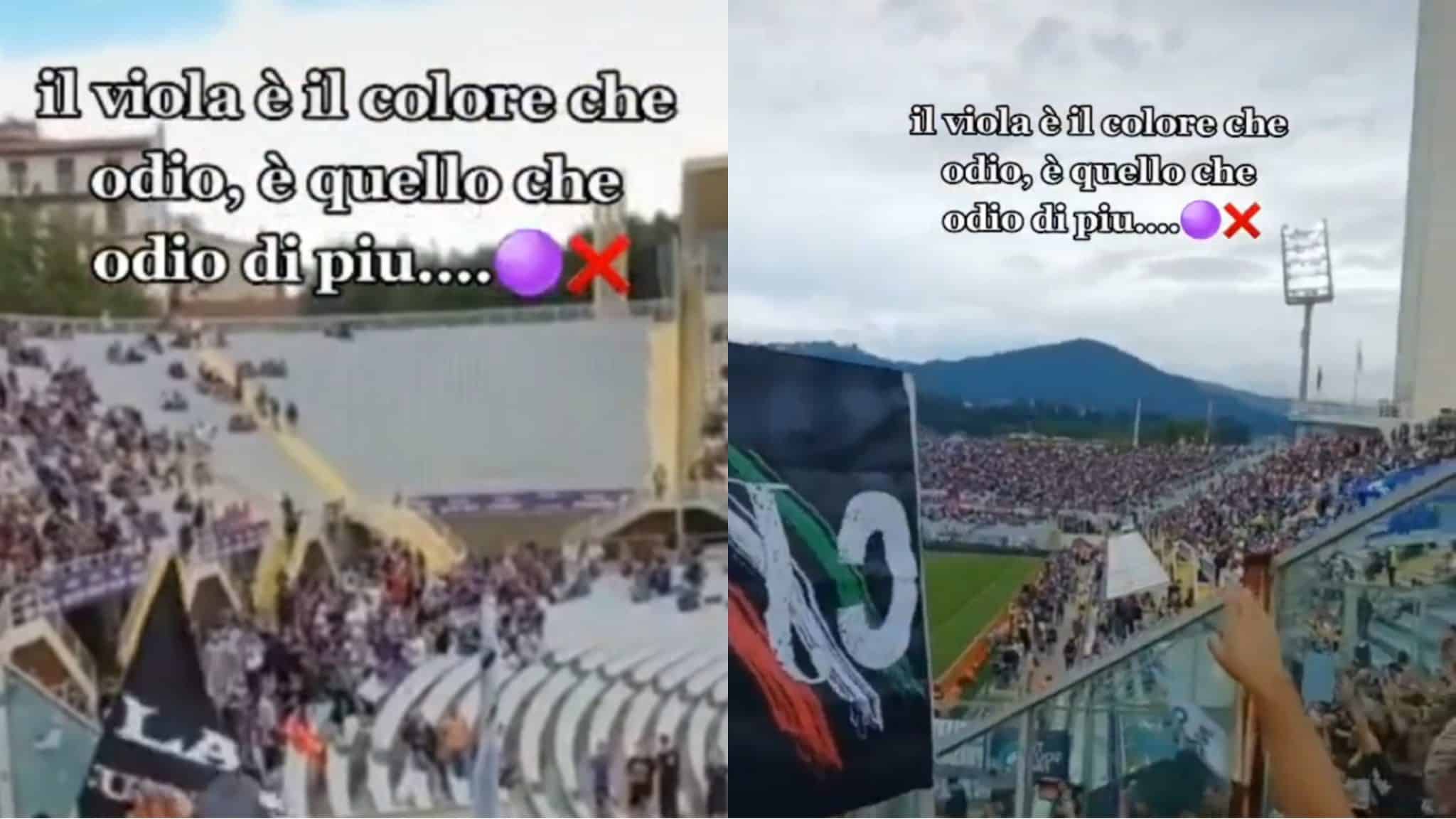 Publiez sur TikTok la vidéo du refrain antisémite contre la Fiorentina.  Daspo pour le fan de la Juventus