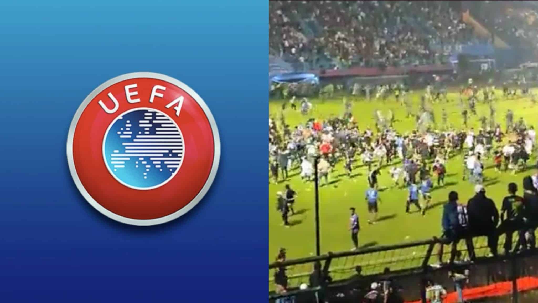 Tragédie en Indonésie, l&rsquo;UEFA annonce : 1 minute de silence avant chaque match de Coupe