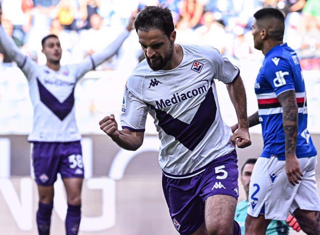 Il n&rsquo;y a que la Fiorentina à Marassi, l&rsquo;alto bat la Sampdoria 2-0.  Bonaventura et Milenkovic ont marqué