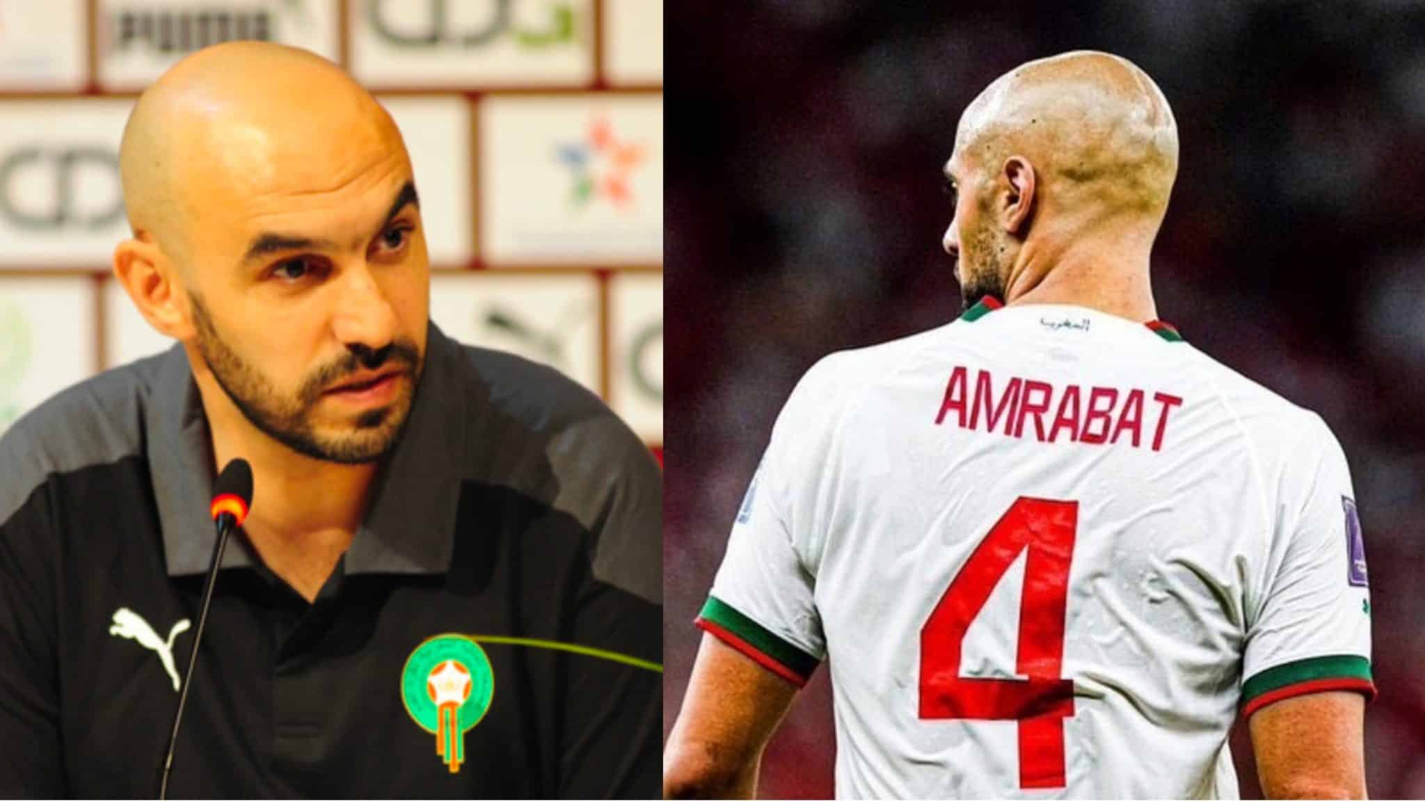 L&rsquo;entraîneur marocain Regragui : « Je m&rsquo;attends à ce qu&rsquo;Amrabat passe dans un plus grand club après la Coupe du monde »