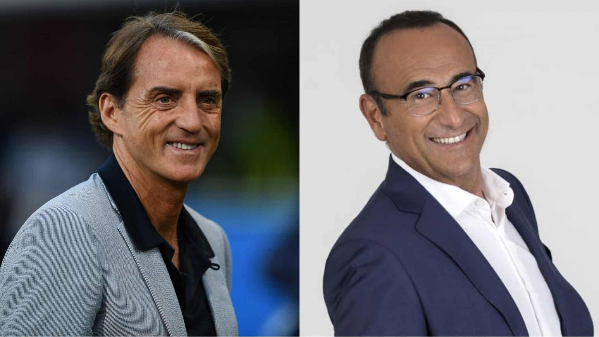 Siparietto sur Rai Uno, Mancini : « Je volerais Hakimi au Maroc » Carlo Conti : « Moi Amrabat, mais c&rsquo;est déjà le mien&#8230; »