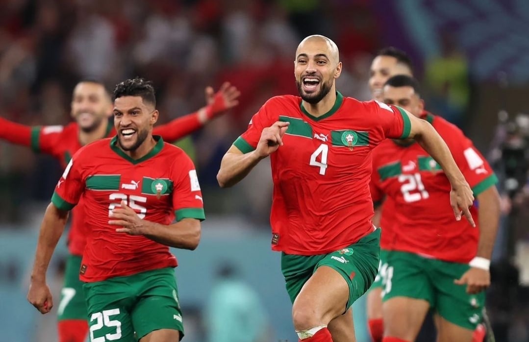 Monumental Amrabat aussi face au Portugal.  Le Maroc est en demi-finale de la Coupe du monde