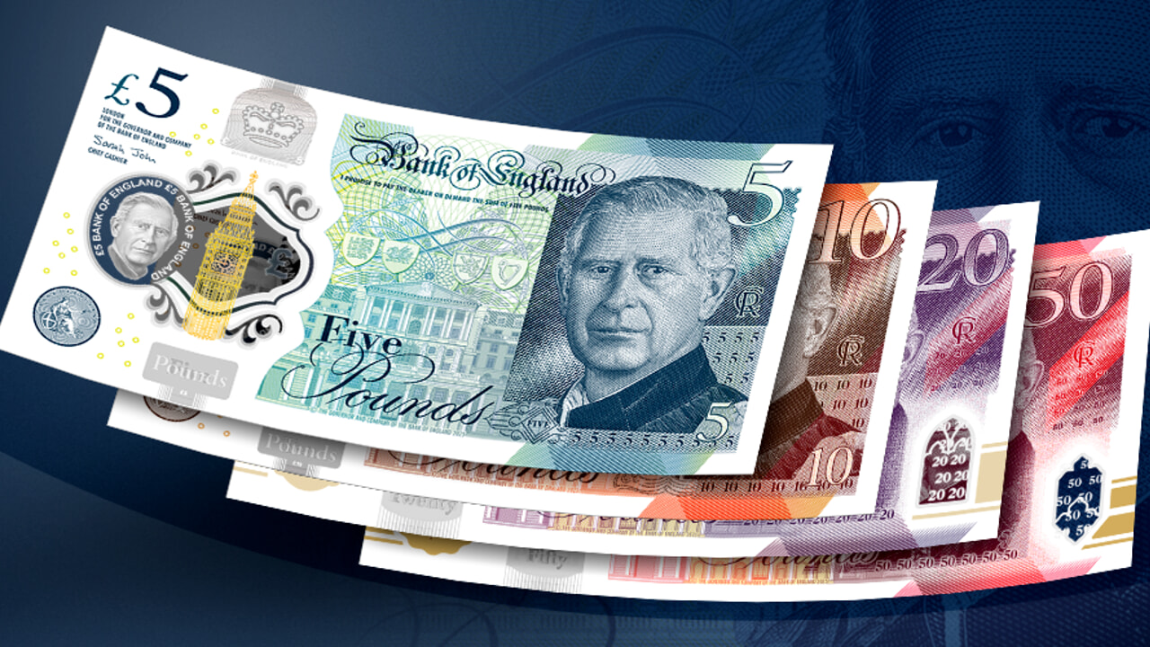 Voici les billets de banque britanniques à l&rsquo;effigie du roi Charles