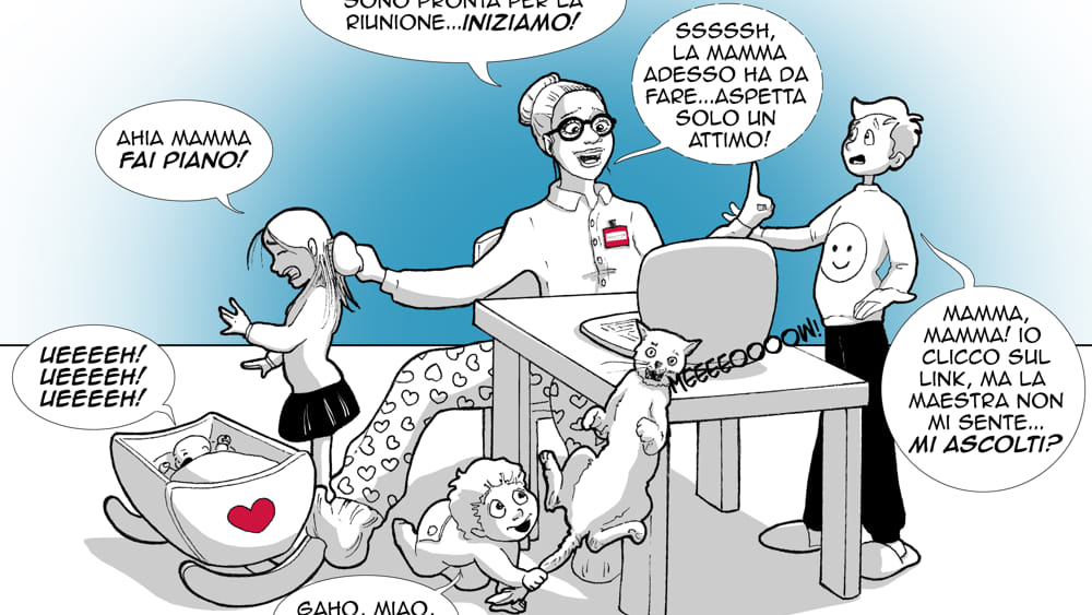 Il est de plus en plus difficile d&rsquo;être mère en Italie : « Vraies funambules, avec le Covid elles sont souvent aussi en cage »