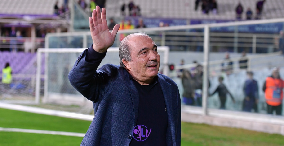 Commisso présent au dernier match de la Fiorentina.  Dans l&rsquo;après-midi, il regardera les filles contre la Roma