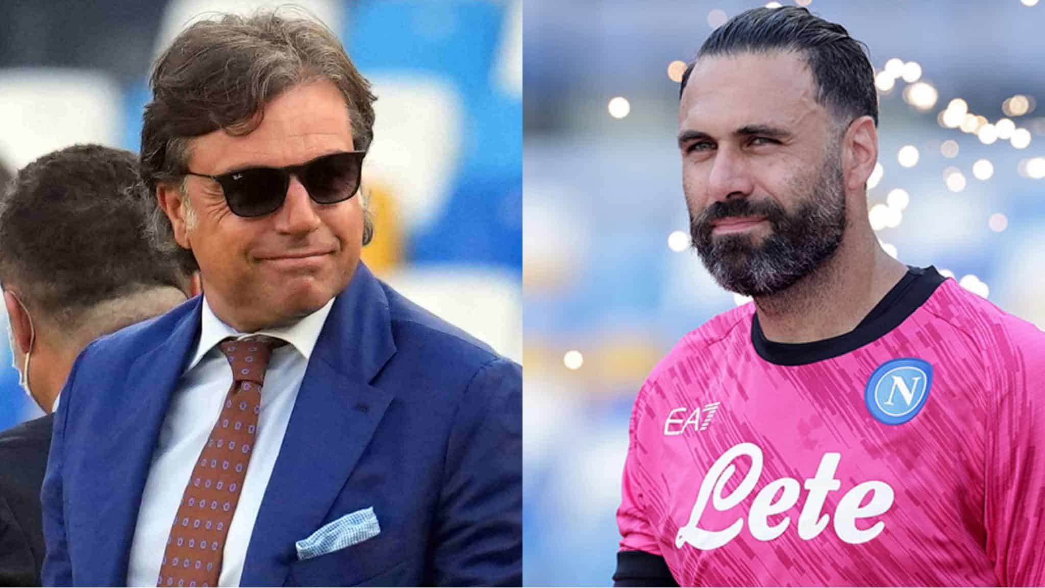 Giuntoli confirme la négociation entre Naples et la Fiorentina pour Sirigu et Gollini : « On en parle »