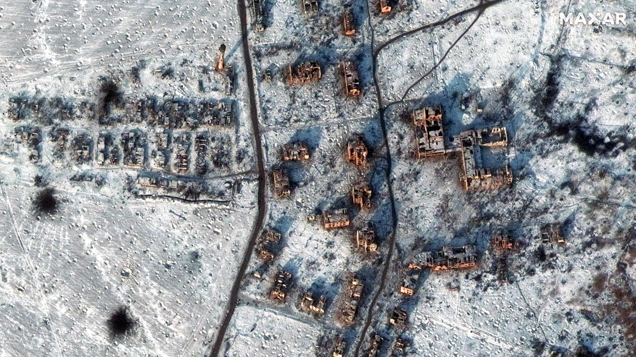 L&rsquo;Ukraine rasée par les Russes : images satellites