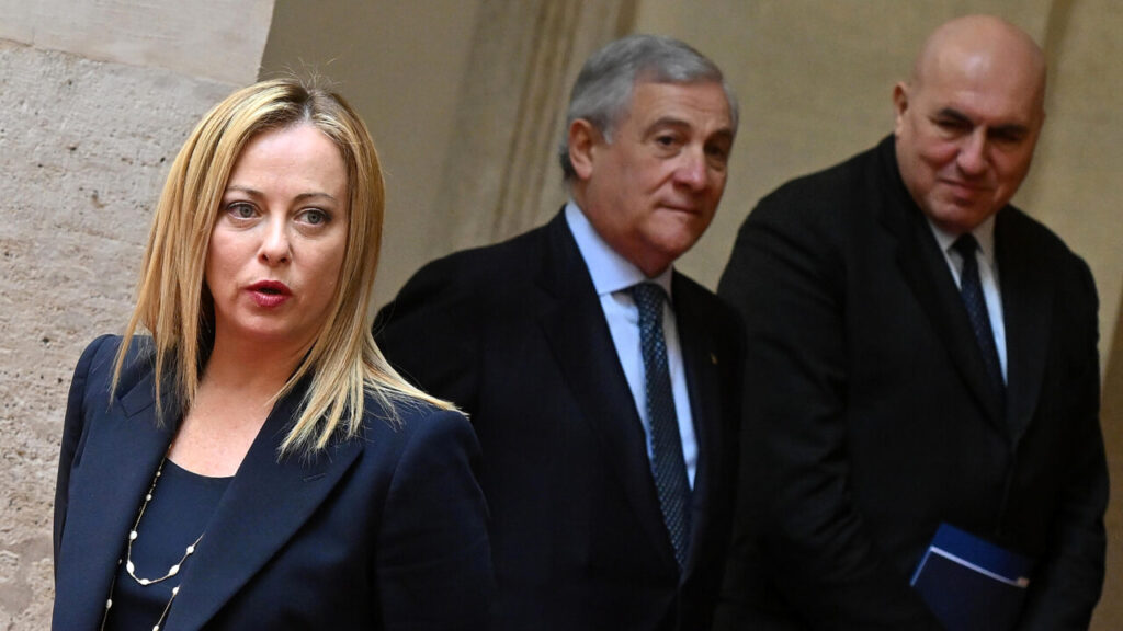 crosetto-meloni-tajani-ansa.jpg