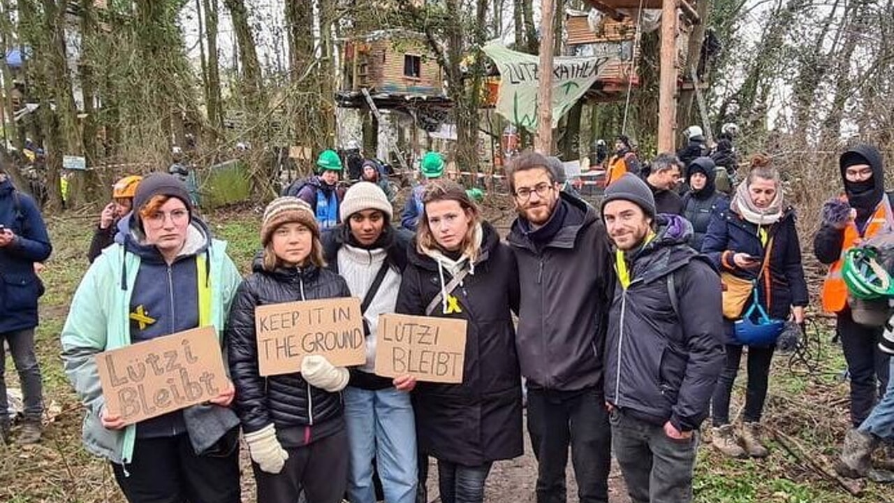 Greta Thunberg manifeste pour arrêter la démolition d&rsquo;un village allemand
