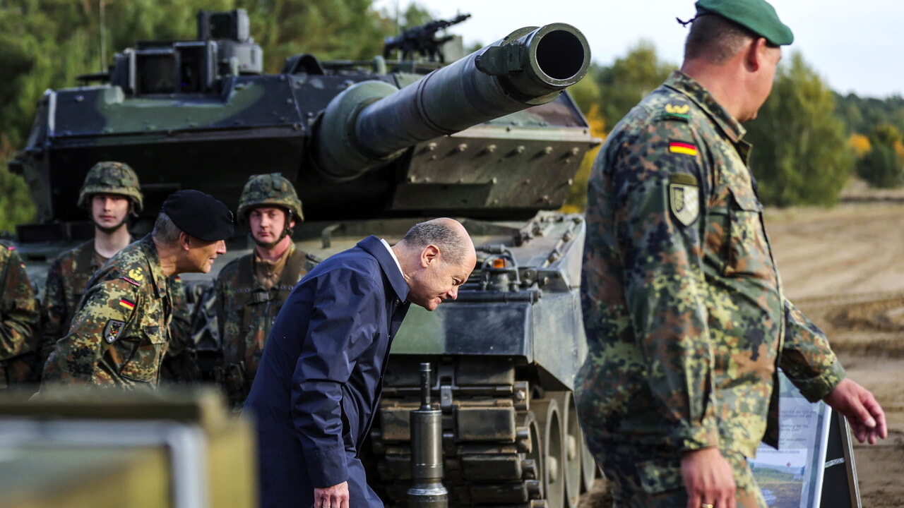 « Les chars allemands vers l&rsquo;Ukraine »