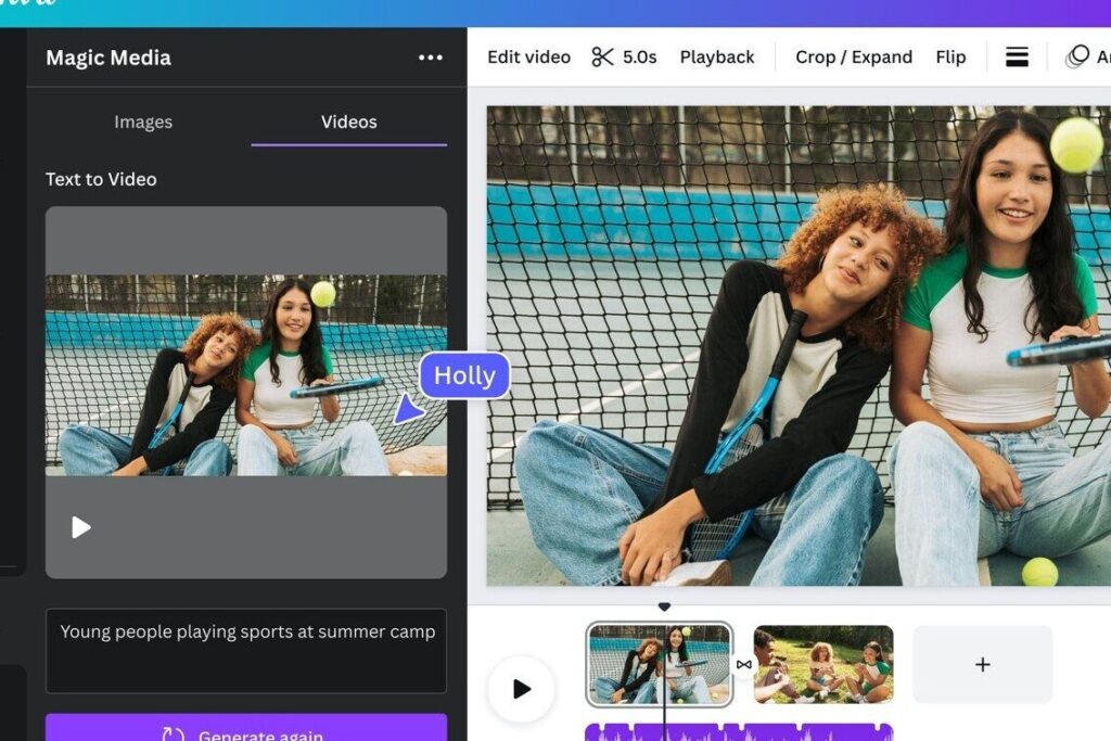 comment creer un montage video gratuitement avec une ia