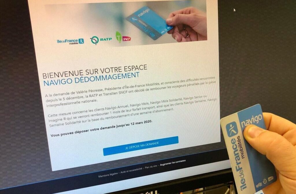 comment obtenir un remboursement de la mobilite en ile de france
