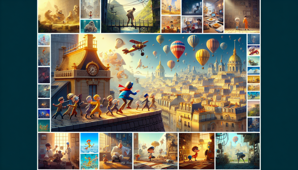 Image collage de dessins animés en M : Les Mystérieuses Cités d'Or, Martine, Miraculous, Les Minijusticiers.
