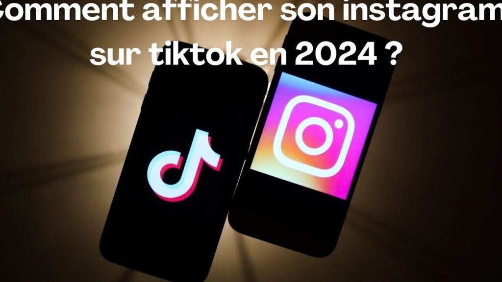 comment integrer son instagram sur tiktok