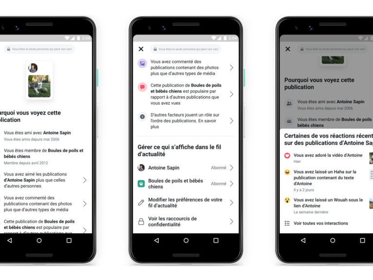 quels sont les facteurs qui influencent la composition de votre fil dactualite