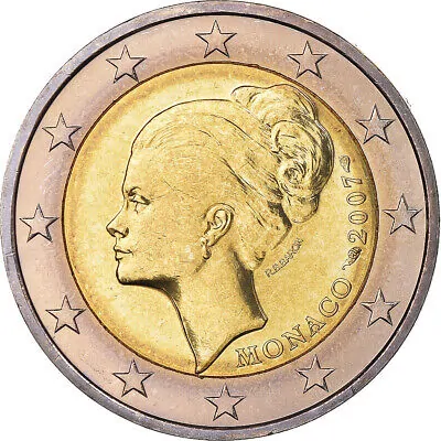 piece de 2€ de grace kelly