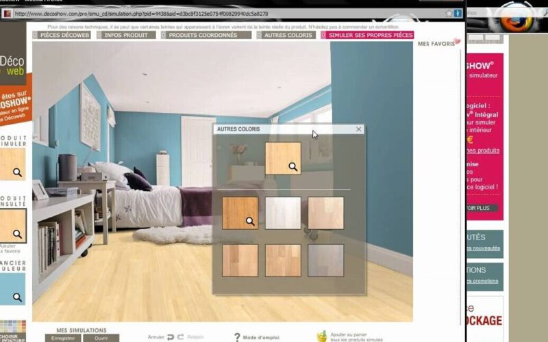 comment simuler une decoration interieure