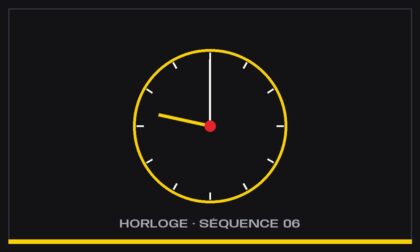 Moniteur de régie, séquence 6