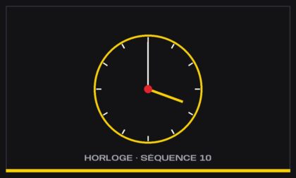 Moniteur de régie, séquence 10